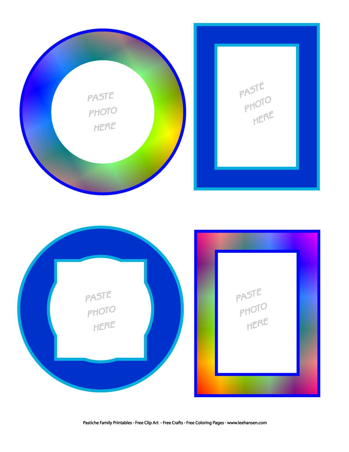 printable picture frames