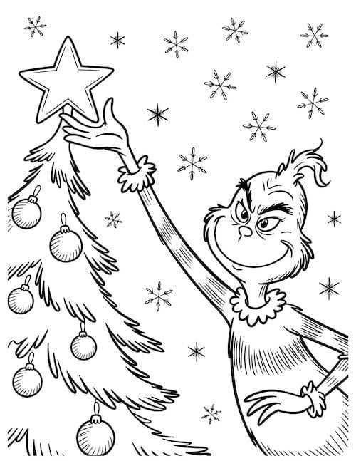 printable picture of grinch