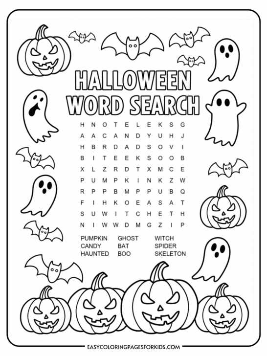 printable pictures halloween