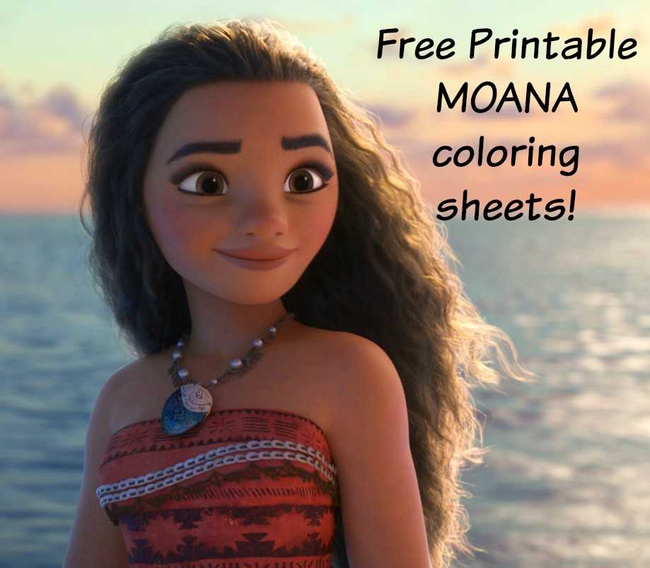 printable pictures of moana