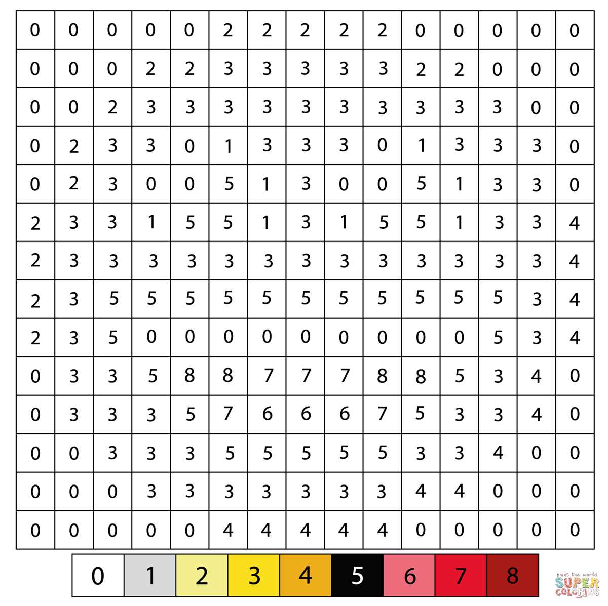 printable pixel art coloring pages