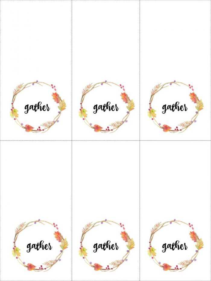 printable place cards thanksgiving