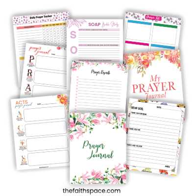 printable prayer journal