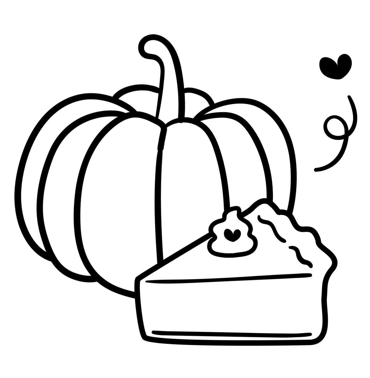 printable pumpkin coloring sheet