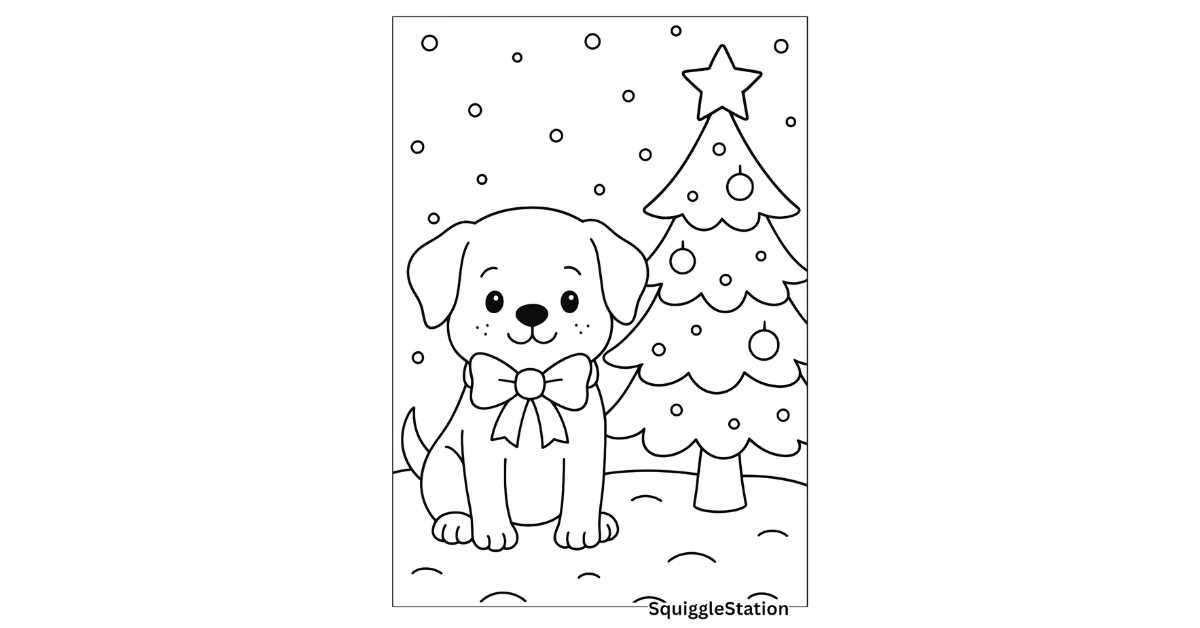 printable puppy coloring sheets