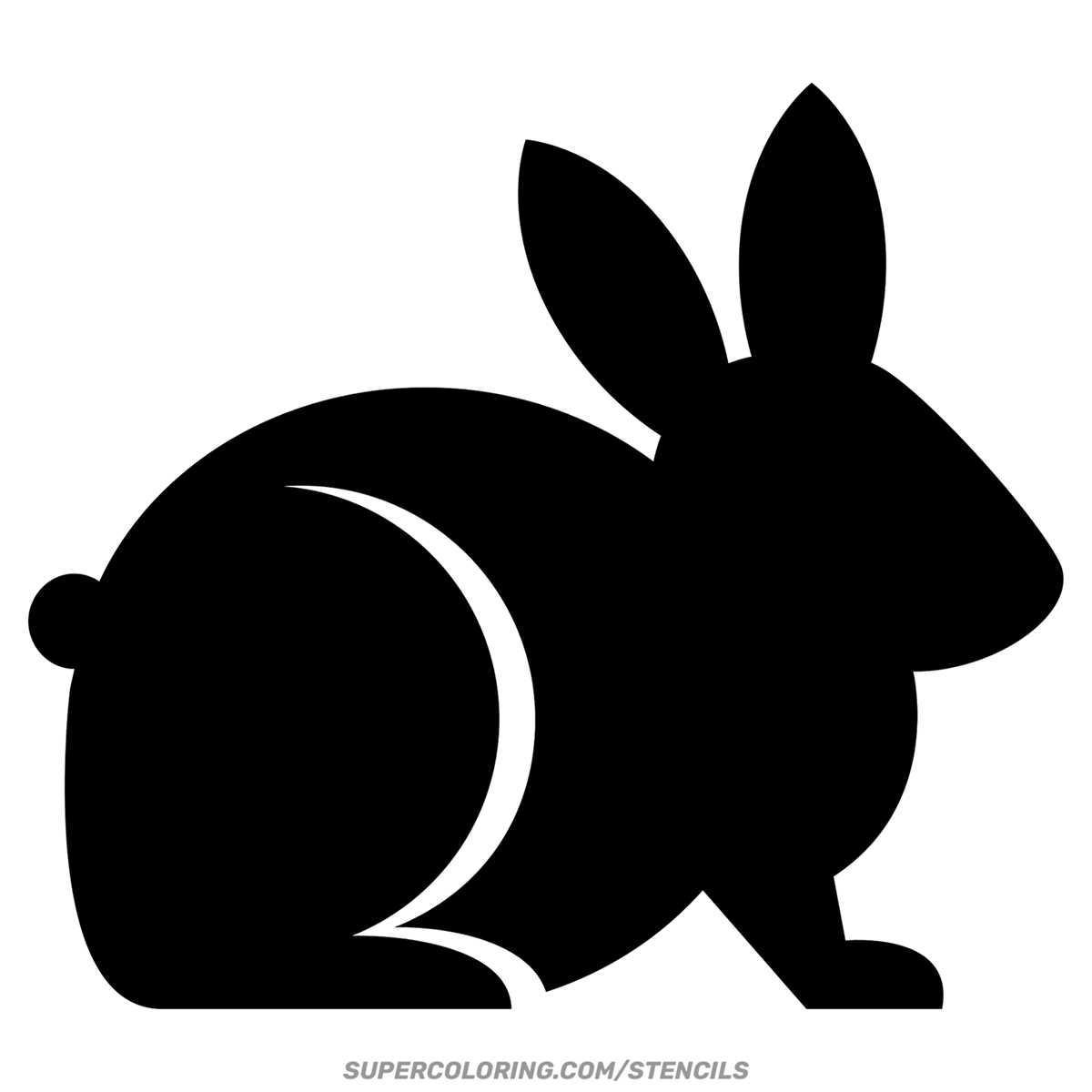 printable rabbit stencil