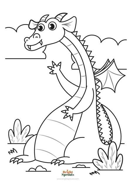 printable realistic dragon coloring pages
