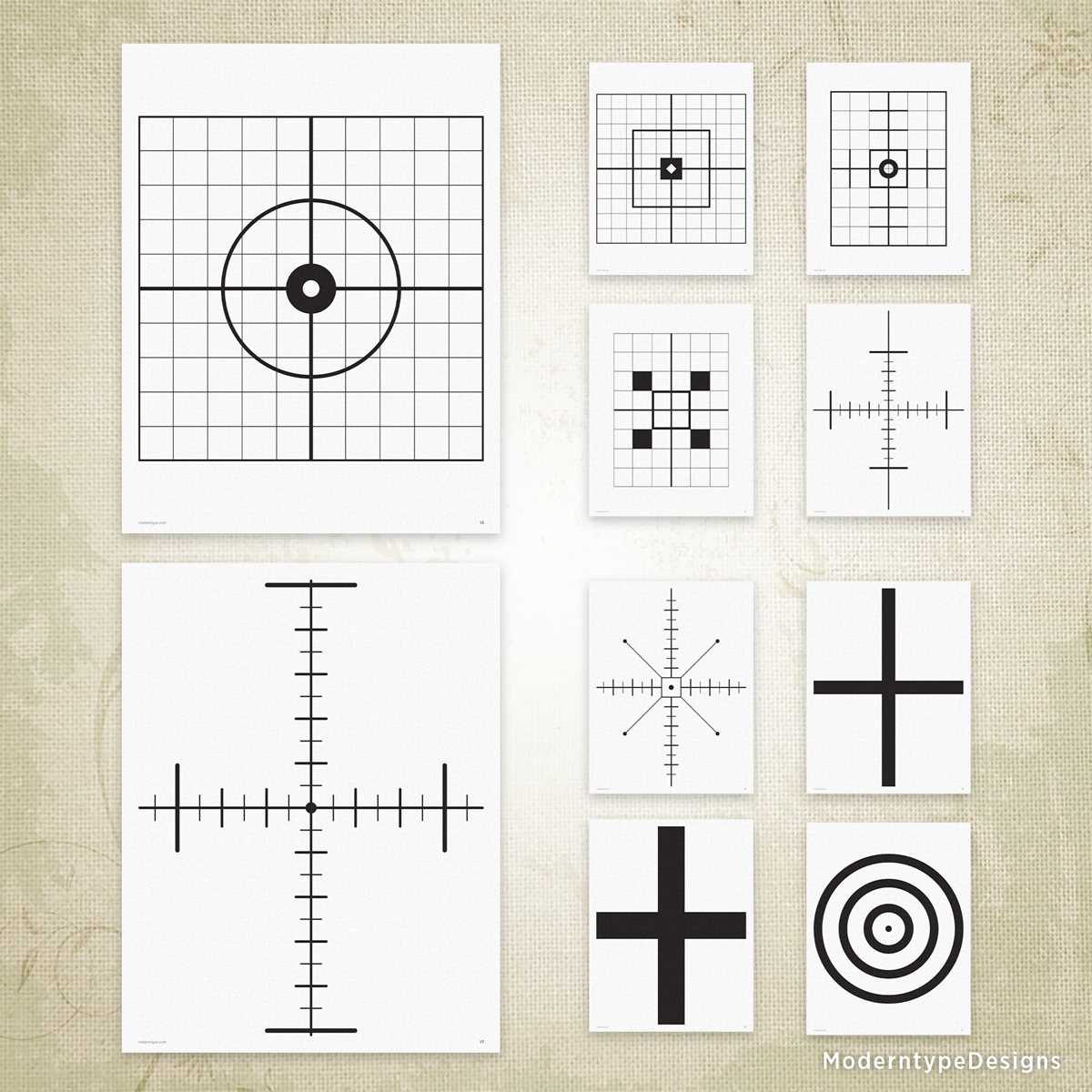 printable rifle targets