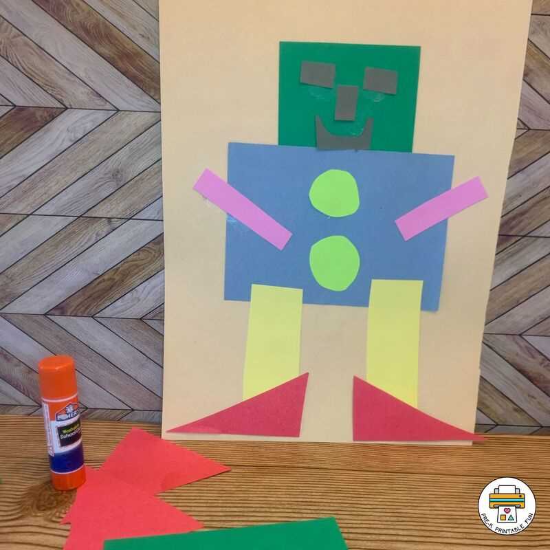 printable robot craft