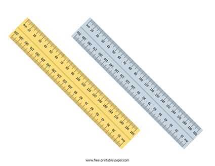 printable ruler with mm