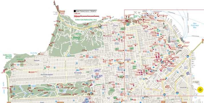 printable san francisco tourist map