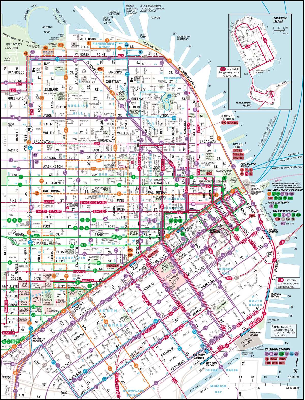 printable san francisco tourist map