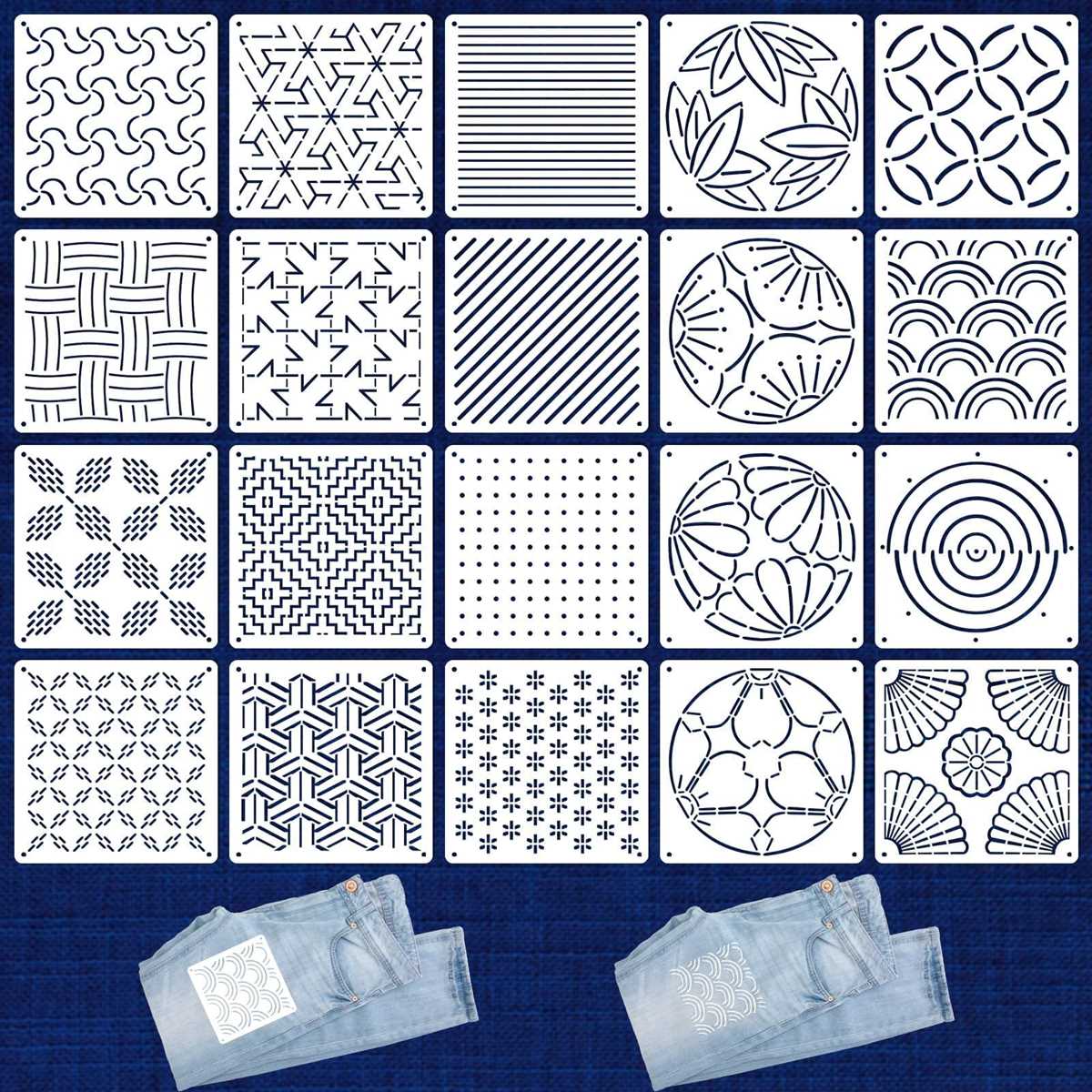 printable sashiko patterns