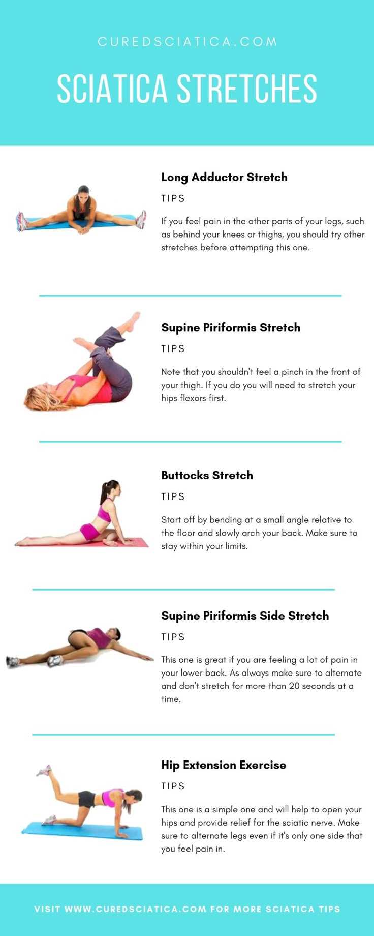 printable sciatica exercises