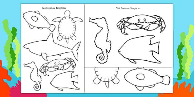 printable sea creatures