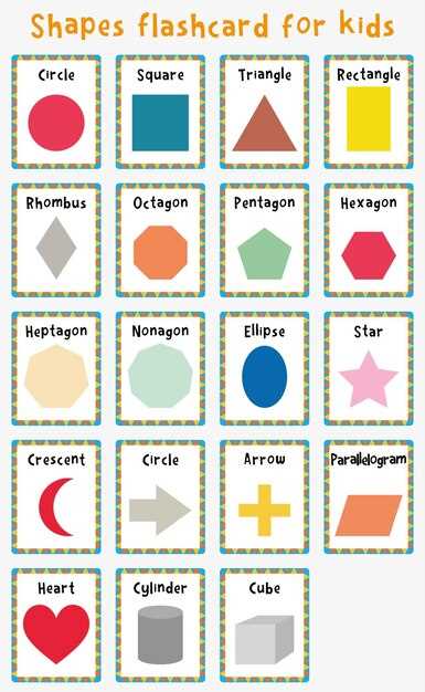 printable shapes flashcards