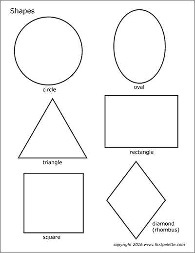 printable shapes for preschoolers