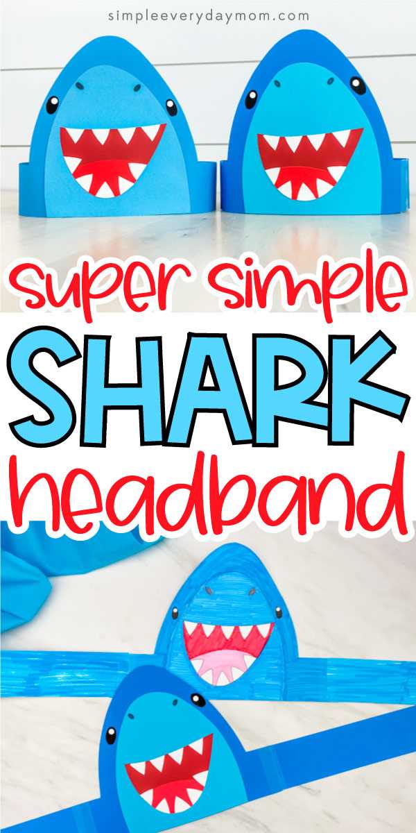 printable shark craft template