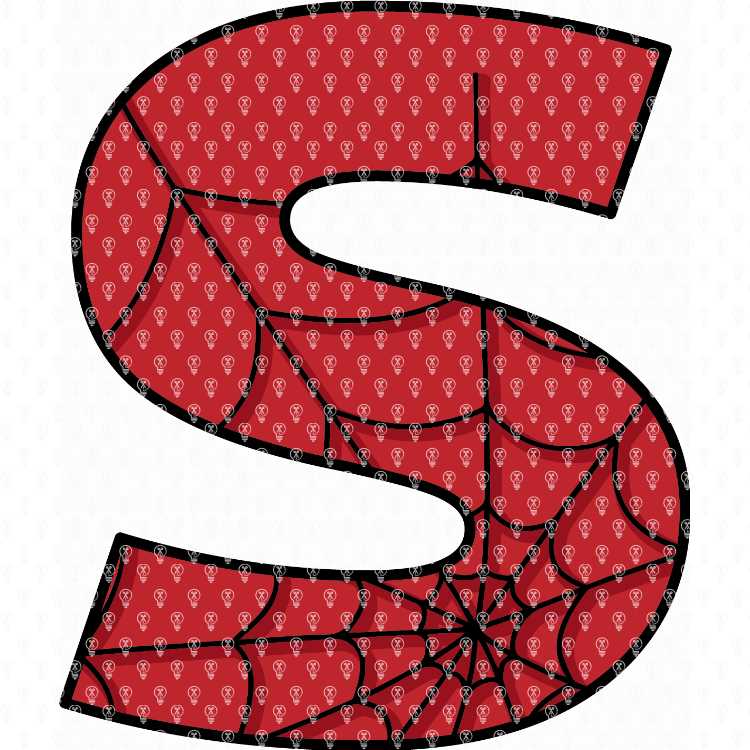 printable spiderman letters