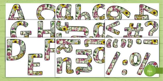 printable spring letters