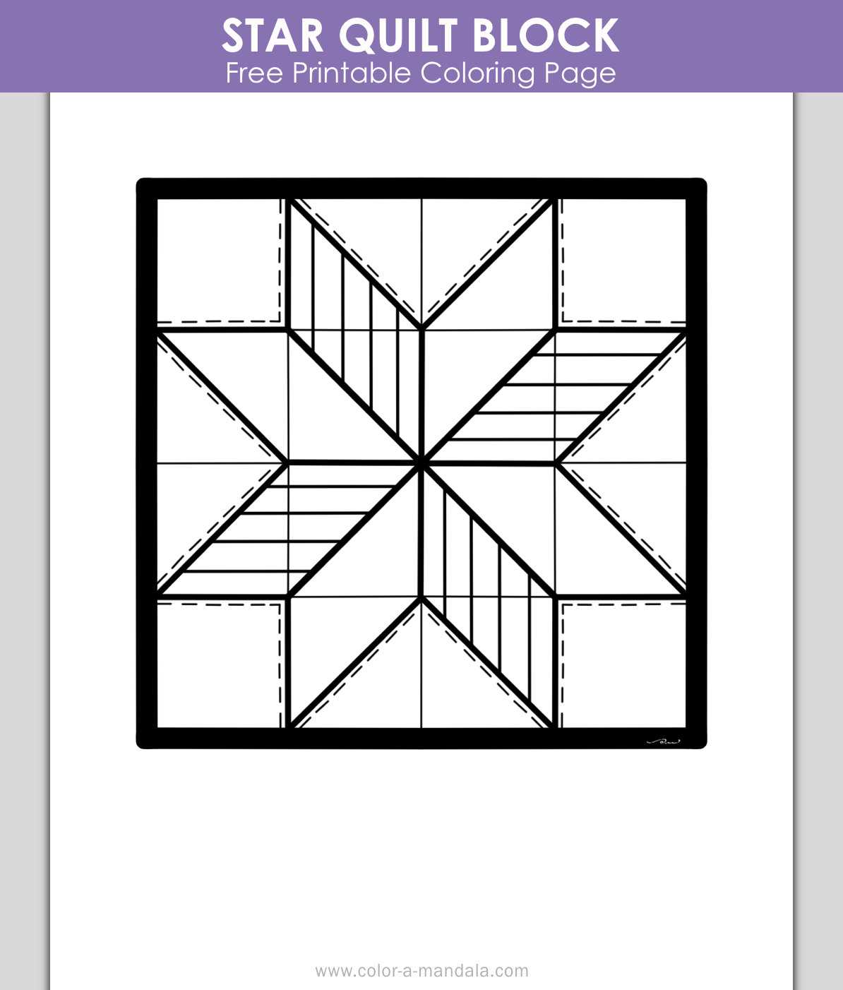 printable star quilt patterns