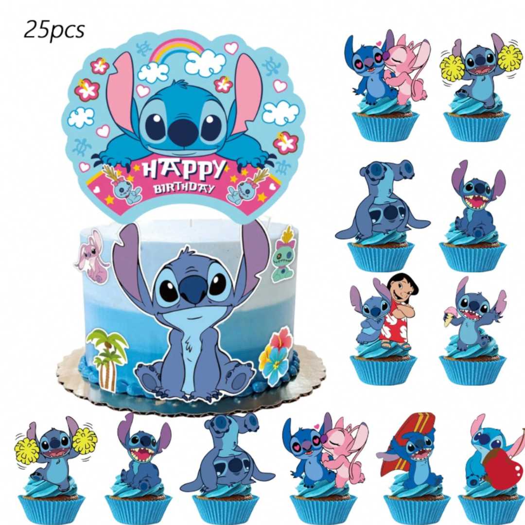 printable stitch cake topper