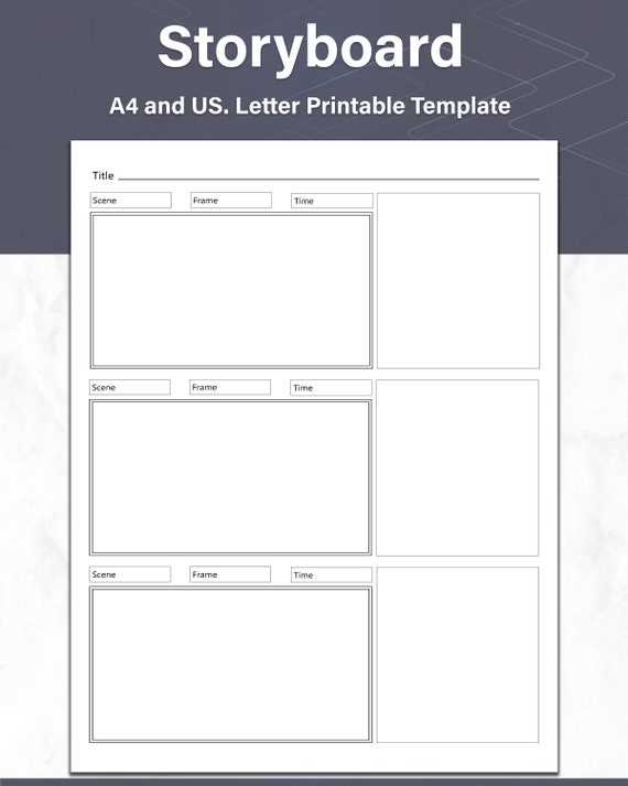 printable storyboard templates