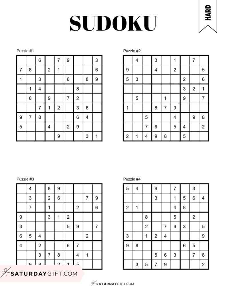 printable sudoku book