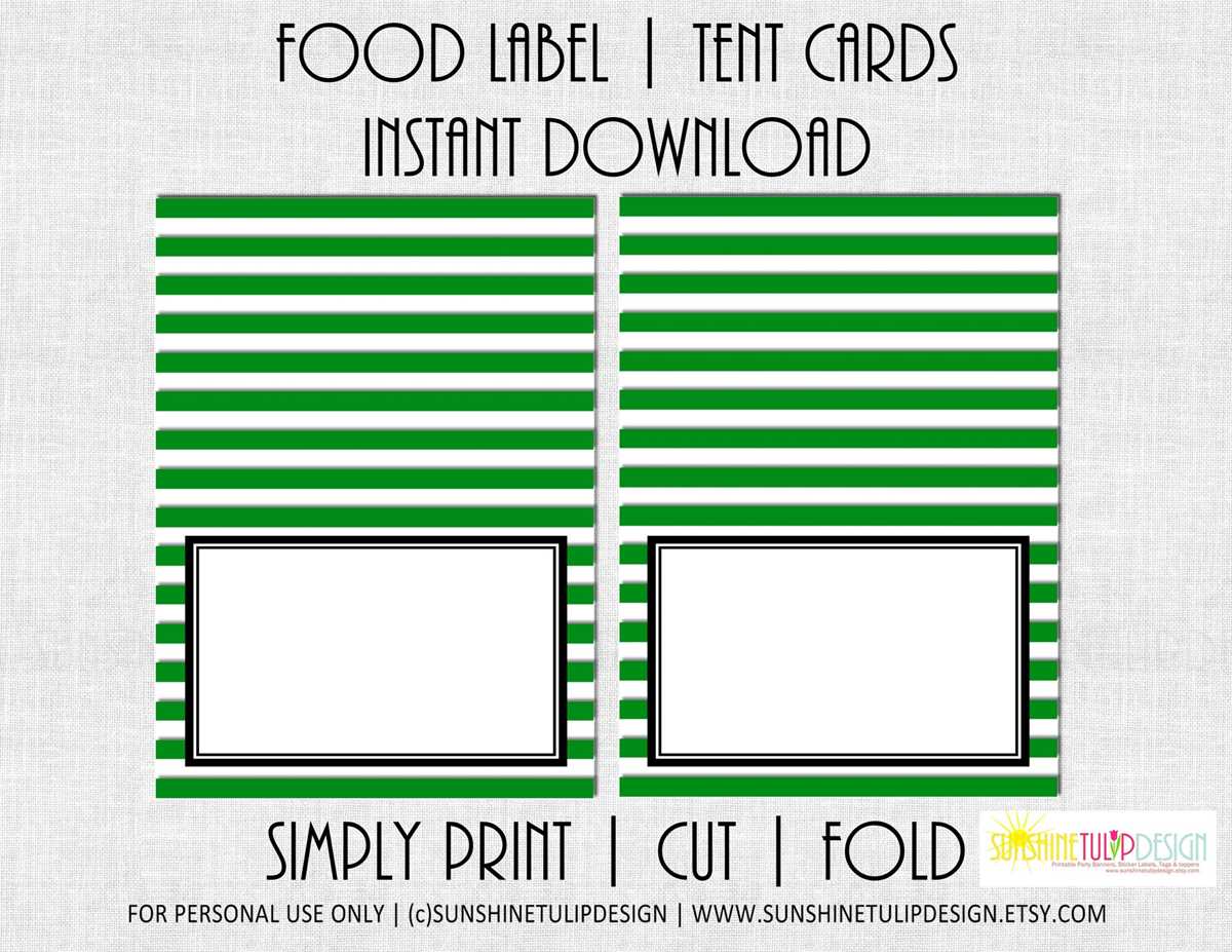 printable table tent cards