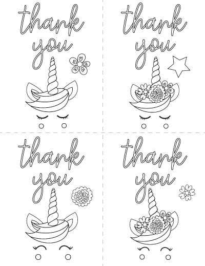 printable thank you cards for kids