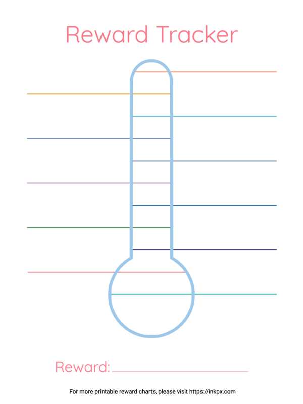 printable thermometer goal