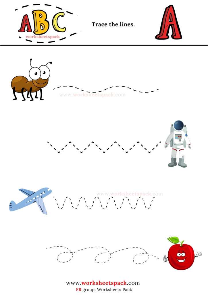 printable tracing lines