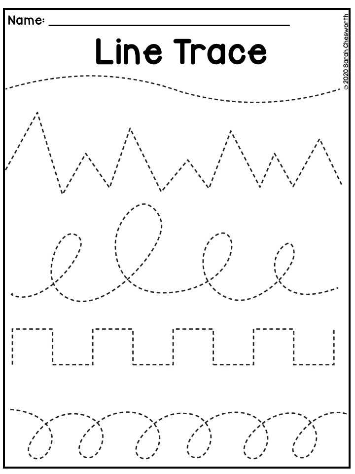 printable tracing lines