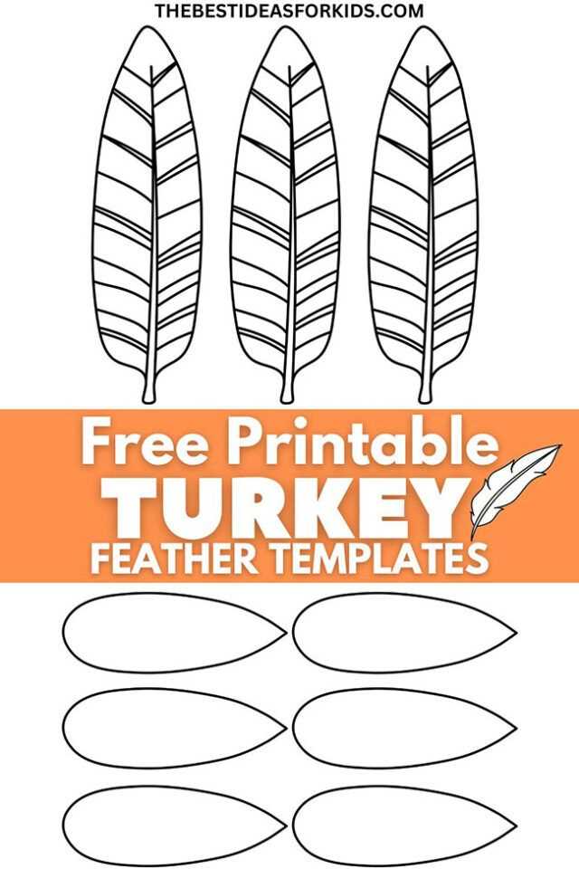 printable turkey feathers