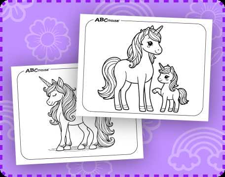 printable unicorn color printable unicorn color