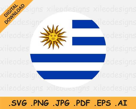 printable uruguay flag