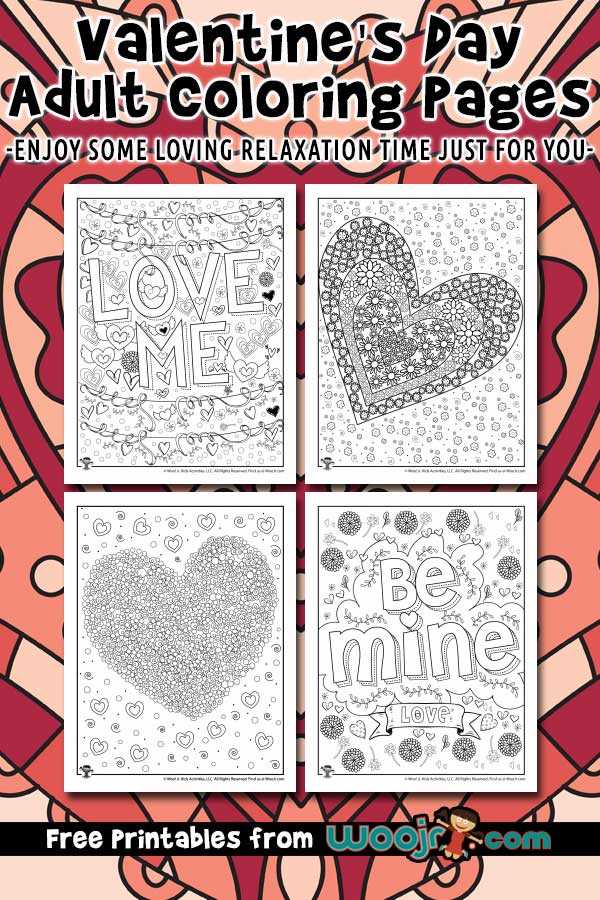 printable valentine coloring sheets