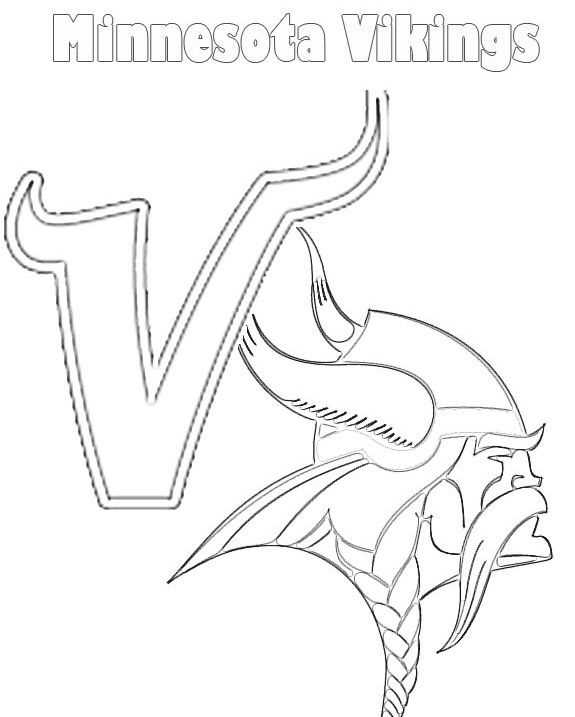 printable vikings logo