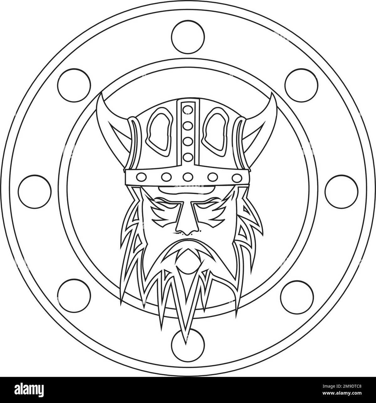 printable vikings logo