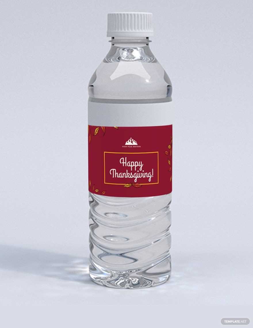 printable water bottle labels