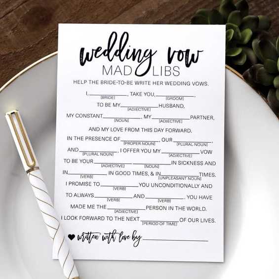 printable wedding games