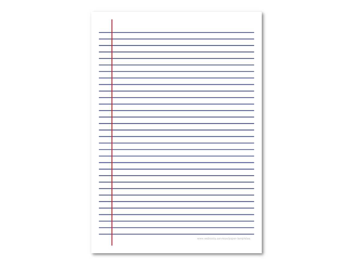 printable wide ruled notebook paper