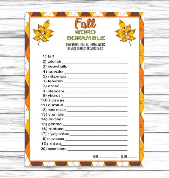 printable word games for adults