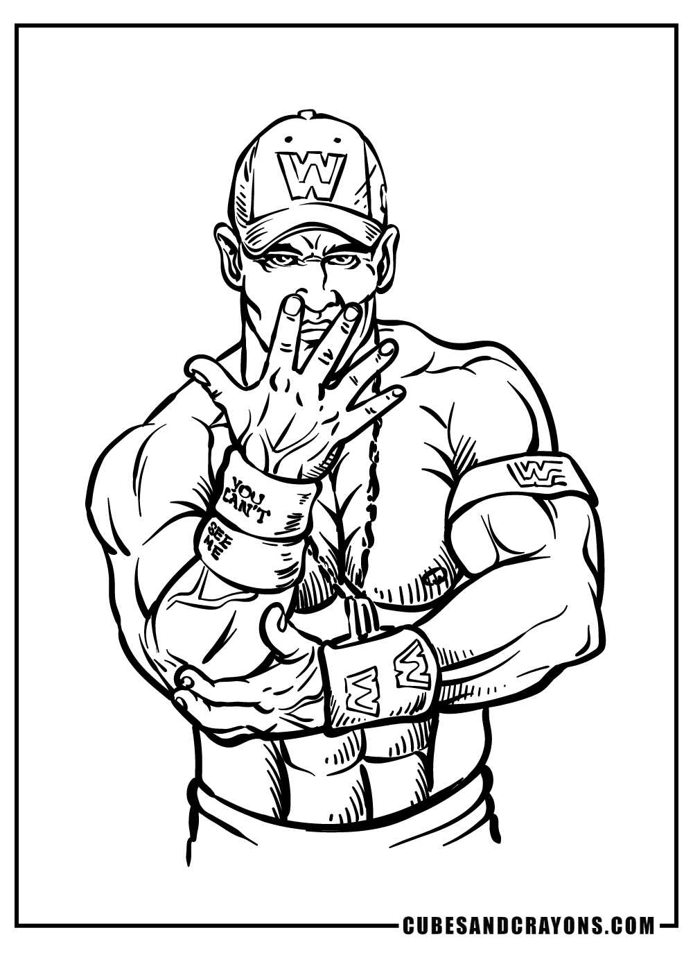 printable wwe belt coloring pages