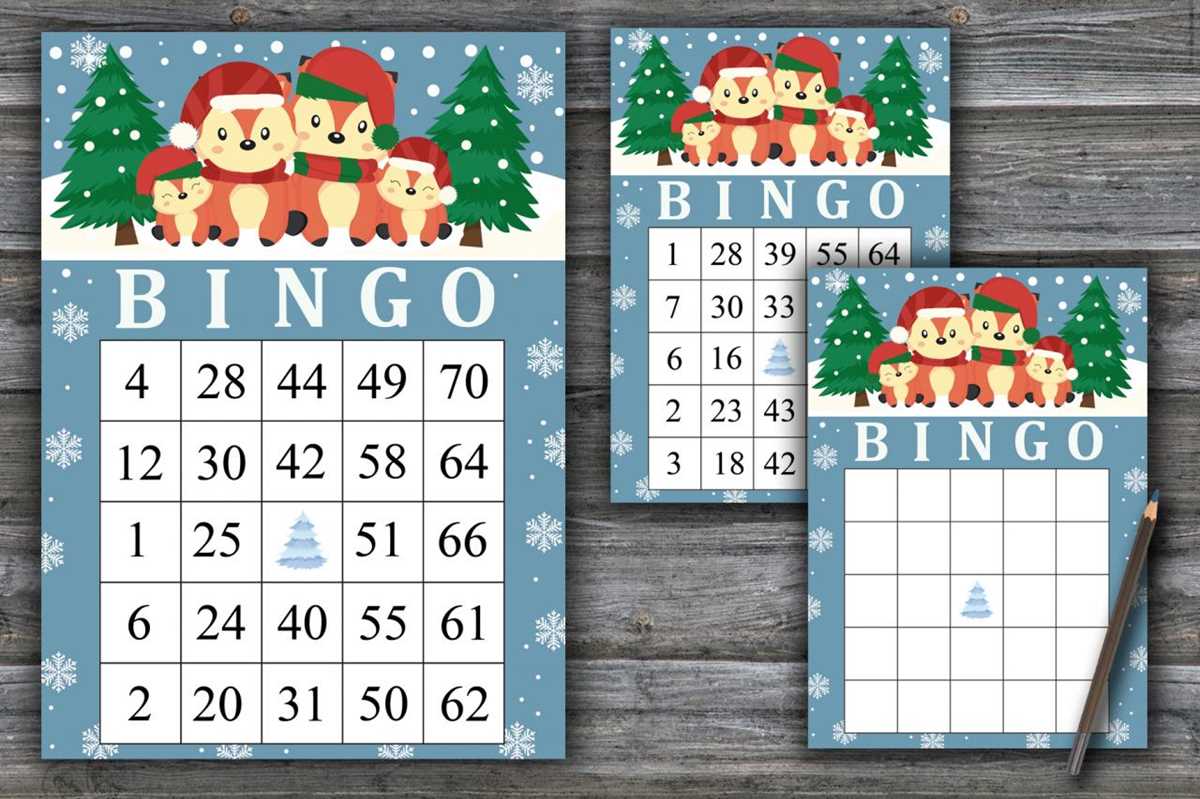 printable xmas bingo game
