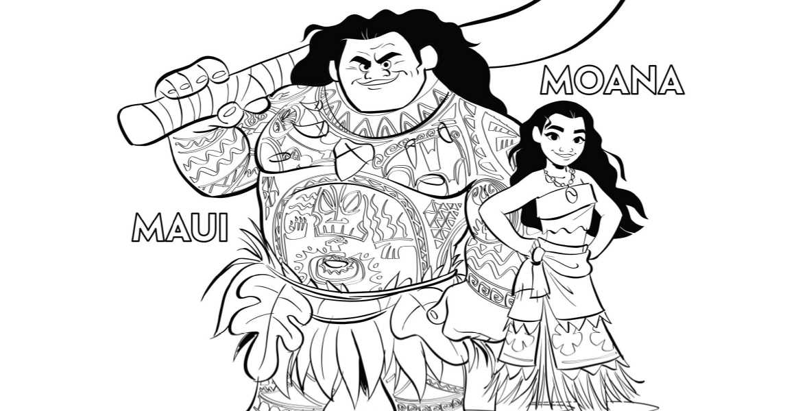 printable pictures of moana
