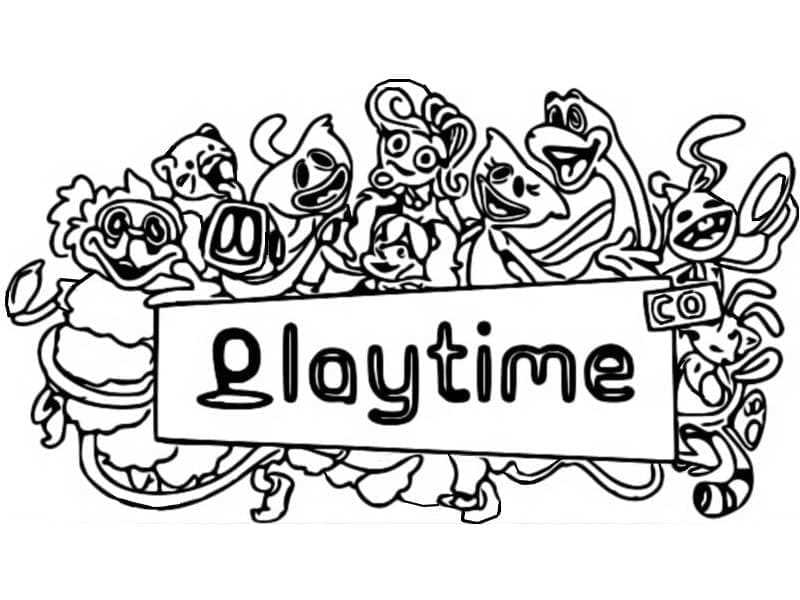 printable poppy playtime coloring pages