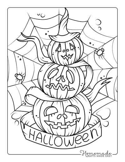 pumpkin printable coloring sheets