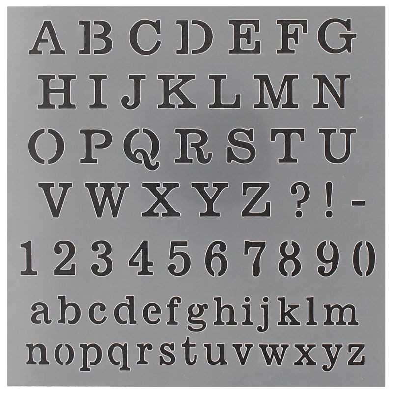 printable alphabet stencils
