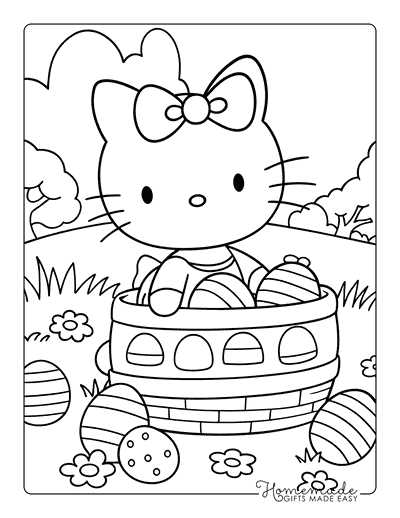 hello kitty printable coloring
